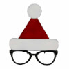 Noel Şapkalı Yılbaşı Gözlüğü