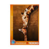 1000 Parça Puzzle : Giraffe Mother's Kiss 