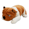 Yatan Buldog Peluş Köpek 45 cm.