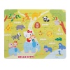 36 Parça Puzzle : Hello Kitty Hayvanat Bahçesinde