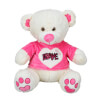 Oturan Love Tişörtlü Peluş Ayı 50 cm.