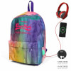 Coral High Batik Desenli USB-AUX Soketli Okul Çantası 23434