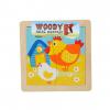 Ahşap Puzzle Çiftlik Hayvanları
