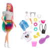 Barbie Leopar Desenli Saçlar Bebeği GRN81