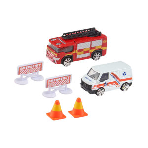 1:64 Teamsterz Aksesuarlı Kurtarma Aracı Seti