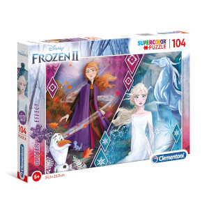 104 Parça Puzzle : Glitter Effect Frozen II