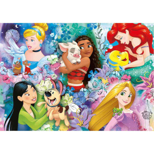 60 Parça Puzzle : Disney Prensesler