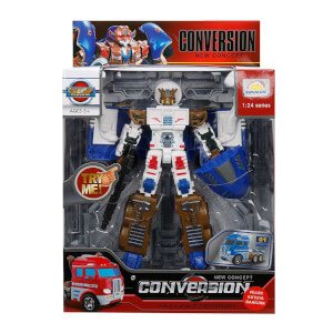 1:24 Sesli ve Işıklı Dönüşebilen Robot 22 cm.