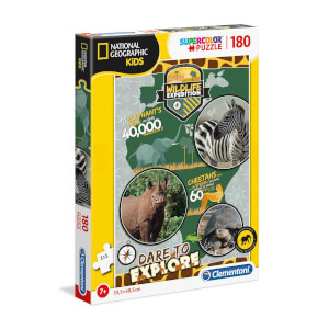 180 Parça Puzzle : National Geographic Kids Wildlife Expedition