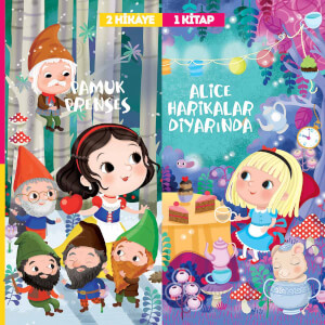2 Hikaye 1 Kitap: Pamuk Prenses-Alice Harikalar Diyarında