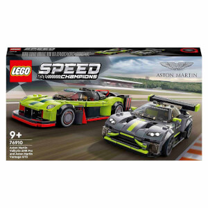 LEGO Speed Champions Aston Martin Valkyrie AMR Pro ve Aston Martin Vantage GT3 76910