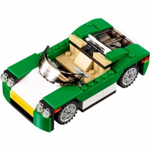 LEGO Creator Yeşil Üstü Açık Araba 31056