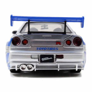 1:24 Fast Furious Brian’s Nissan Skyline GT-R Araba