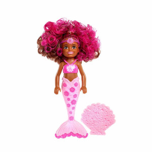 Barbie Color Reveal Renk Değiştiren Sürpriz Chelsea Gökkuşağı Deniz Kızı Bebekler HDN75