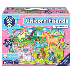 50 Parça Puzzle : Unicorn Friends 