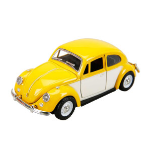 Sesli ve Işıklı Çek-Bırak Beetle Araba 12 cm.