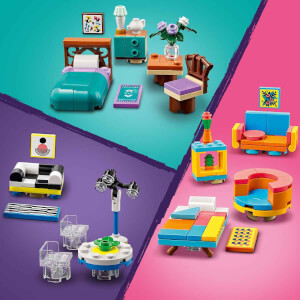 LEGO Friends Şehir Merkezi Çiçek ve Tasarım Dükkanları 41732