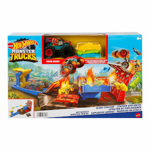 Hot Wheels Monster Trucks Patlama İstasyonu Oyun Seti HFB12