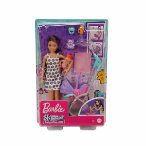 Barbie Bebek Bakıcılığı Oyun Seti FHY97
