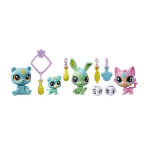 Littlest Pet Shop Şanslı Minişler Şans Ekibi 4'lü Sürpriz Paket E7258
