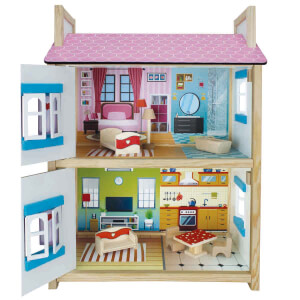 Ahşap 2 Katlı Oyun Evi