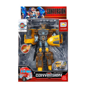 1:24 Sesli ve Işıklı Dönüşebilen Robot 22 cm.