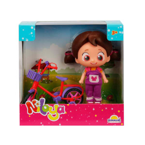 Niloya Bisikletli Figür 12 cm.