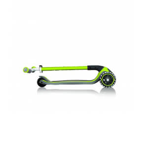 Globber Master 3 Tekerlekli Katlanabilir Işıklı Yeşil Scooter
