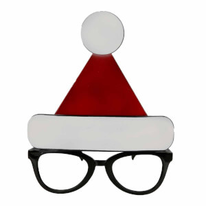 Noel Şapkalı Yılbaşı Gözlüğü