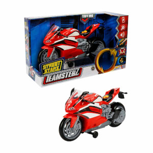 Teamsterz Sesli ve Işıklı Kırmızı Motosiklet 27 cm.