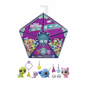 Littlest Pet Shop Şanslı Minişler Şans Ekibi 4'lü Sürpriz Paket E7258