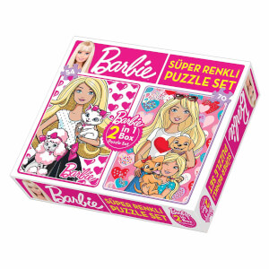 54 + 70 Parça Puzzle : Barbie