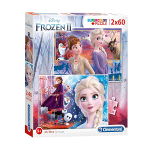 2 x 60 Parça Puzzle : Frozen 2