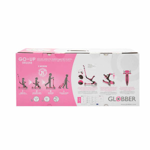 Globber Go Up Deluxe 3 Tekerlekli Katlanabilir 3’ü 1 Arada Pembe Scooter