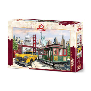 2000 Parça Puzzle : Kolaj Amerika