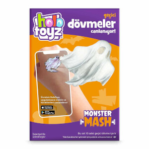 Monster Mash AR Uyumlu Geçici Dövme Seti