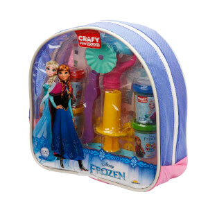 Crafy Frozen Sırt Çantalı Oyun Hamuru Seti 200 g 18 Parça