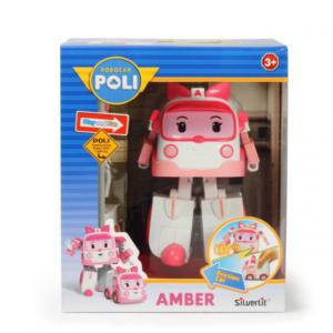 Robocar Poli Işıklı Dönüşen Figür Amber