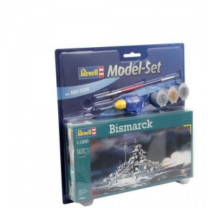 Revell 1:1200 Bismarck Kit Set 