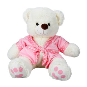 Bornozlu Peluş Ayı 45 cm.