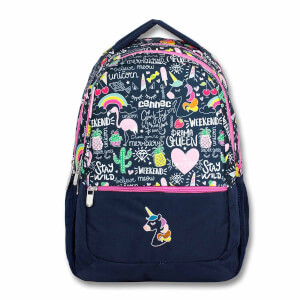 Flamingo ve Unicorn Okul Çantası 2500