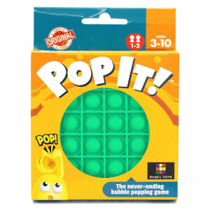Push Pop Bubble Pop It Duyusal Oyuncak Özel Pop Stres Yuvarlak Yeşil 0611
