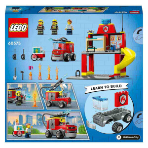 LEGO City İtfaiye Merkezi ve İtfaiye Kamyonu 60375