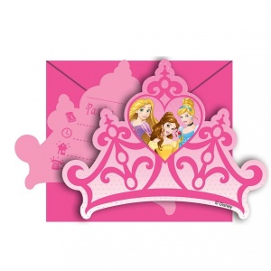 Disney Princess 6'lı Davetiye