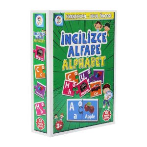 İngilizce Alfabe Okul Öncesi Eğitim Seti 52 Parça
