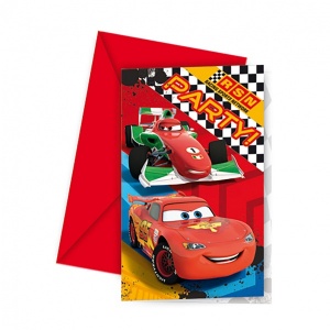 Cars 6'lı Davetiye