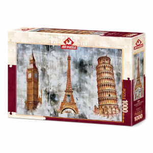 1000 Parça Puzzle: Üç Şehir Üç Kule