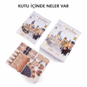 197 Parça 3D Puzzle: Harry Potter Hogwarts Kalesi