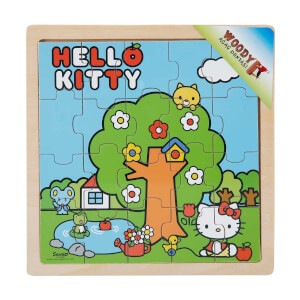 Hello Kitty Doğa Ahşap Puzzle