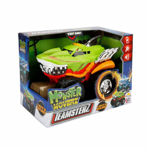 Teamsterz Monster Moverz Robo Shark Sesli ve Işıklı Motorize Köpek Balığı Araba 24 cm.